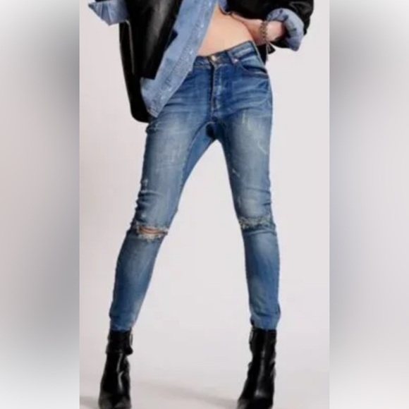 One teaspoon labyrinth desperados skinny leg jeans NWT - Picture 7 of 7